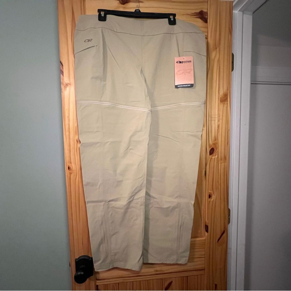Outdoor Research Equinox Convertible Tan Hiking Pants Sz 14